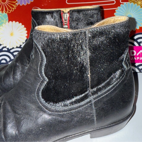 MODERN VICE leather black ankle boots - Picture 6 of 10